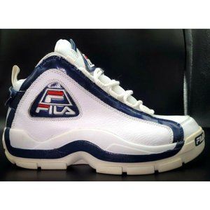 OG '96 FILA Grant Hill 2 2013 Mens 9.5  Retro White/Navy/Red CLEAN! 1VB90031-166